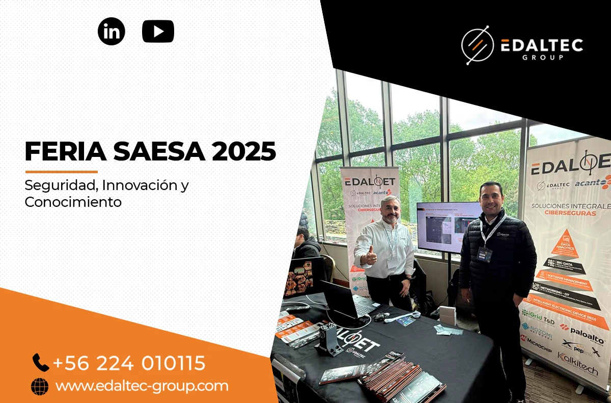 Nuestra participación en la Feria SAESA 2025 refuerza el liderazgo técnico y compromiso con la creación de un ecosistema energético sostenible, seguro e innovador.