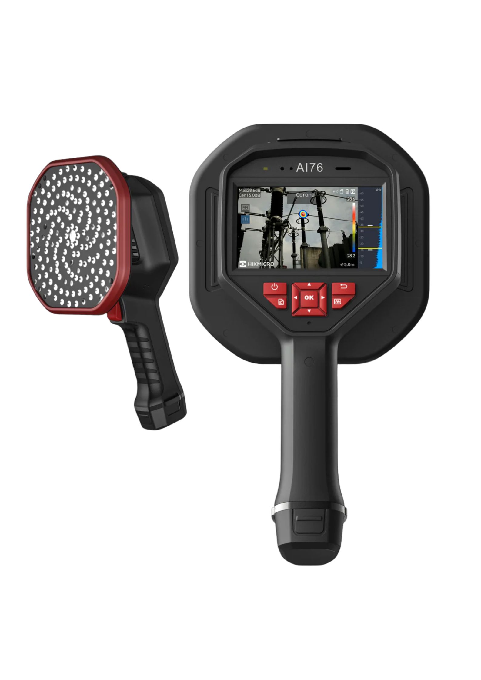 HIKMICRO AI76 - Cámara de Imagen Acústica para Detección de Fugas y Descargas Parciales